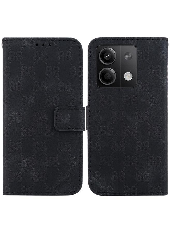 Case For Xiaomi Redmi Note 13 5G Double 8-shaped Embossed Leather Phone Case