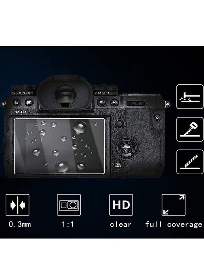 2 قطعة واقي شاشة متوافق مع كاميرا Canon Powershot SX740 HS SX730 HS الرقمية واقي شفاف مضاد للخدش من الزجاج المقوى Clera غطاء واقي صلب لجلسات التصوير اليومية والتصوير الفوتوغرافي أثناء السفر - Image 4