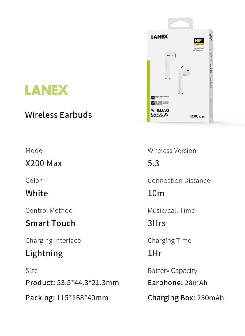 Lanex Bluetooth Headset, Version 2, Model X200, Supports Wireless Charging - pzsku/Z89FC0A9994E39A24B19FZ/45/_/1737638617/ae976bf9-dd69-4052-a52d-54dfe320e214