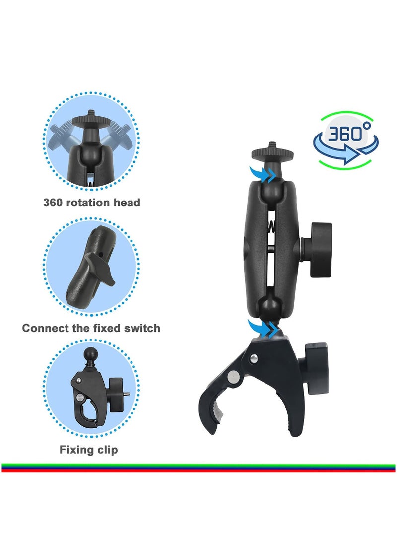 Generic - Motorcycle Accessory Kit for Gopro Hero Max Fusion DJI Osmo Action 2 Camera (27 Pieces) - Image 1