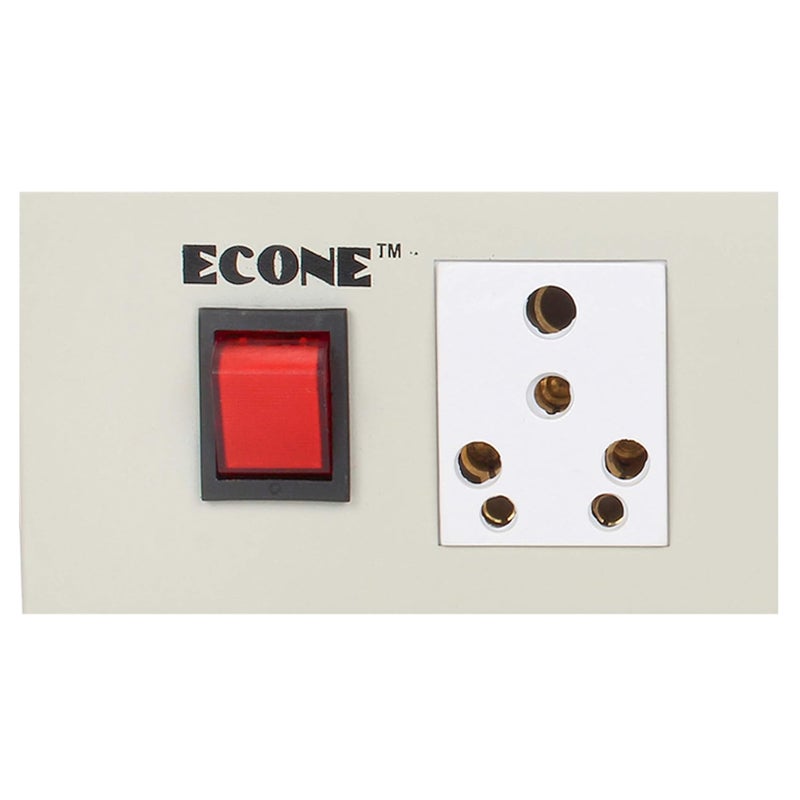 ECONE ECONE 3 Socket 15A 16A 2500W Heavy Duty Power Extension Board Surge Protector for Refrigerator Washing Machine Microwave Small Large Appliances1 Year Warranty 35 Mtr Long Wire  - Image 3