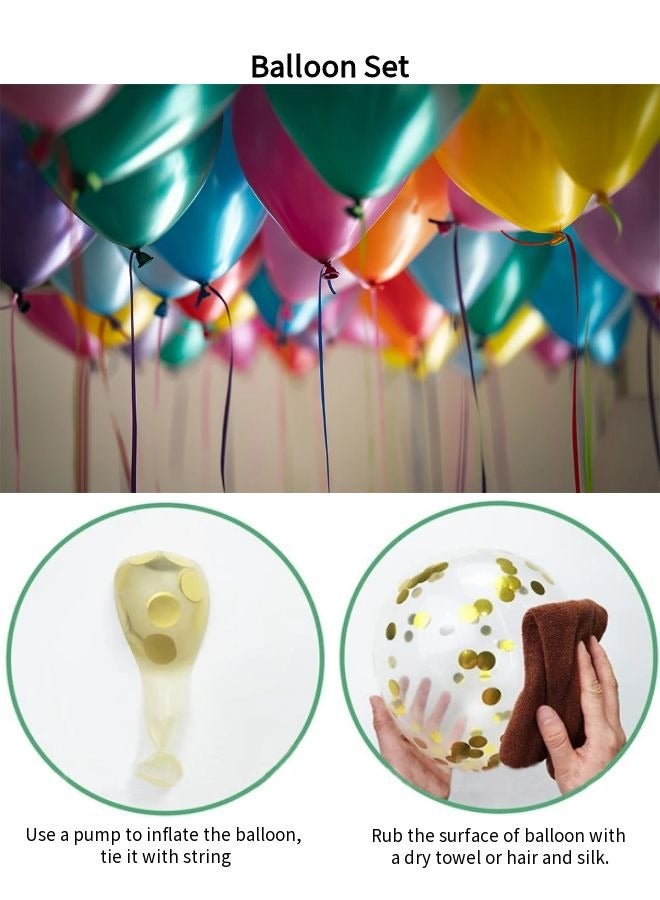 فيكسبلورن طقم قوس زينة بالونات وردية، 129 قطعة بالونات وردية وبيضاء، أحجام مختلفة 5 10 12 بوصة قوس بالونات، مناسب لأعياد الميلاد وحفلات التخرج والزفاف والعيد الوطني ورمضان والعيد وغيرها من الأعياد - Image 4