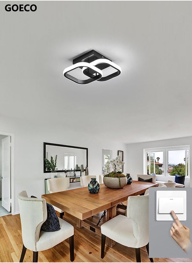 Goeco Modern LED Ceiling Light, Acrylic Ceiling Lamp Cool White Light  - Image 5