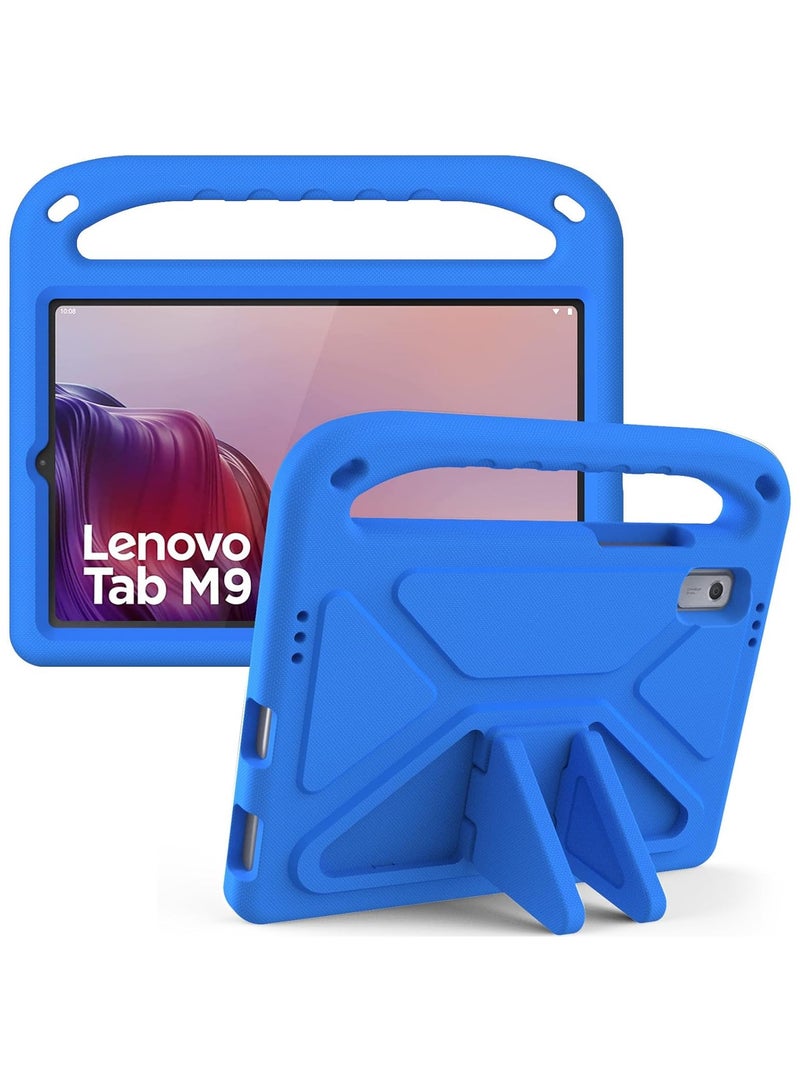 general Kids Case Compatible with Lenovo Tab M9 9.0 inch 2023 (TB-310FU/TB-310XU), Light Weight Shock Proof Handle Stand Kids Friendly Protective Cover Case EV A Tablet Case