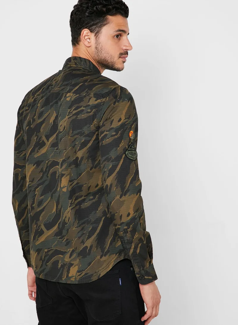 Superdry Military Storm Camo Regular Fit Shirt