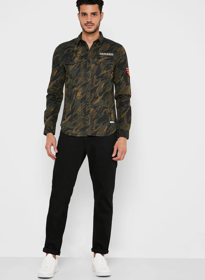 Superdry Military Storm Camo Regular Fit Shirt