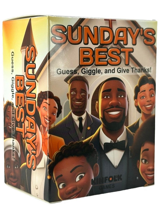 Kinfolk Sunday's Best Christian Taboo-Style Bible Trivia Game, Bring Church Groups, Family Nights, and Study Sessions Together for Wholesome, Faith-Focused Fun - Image 1