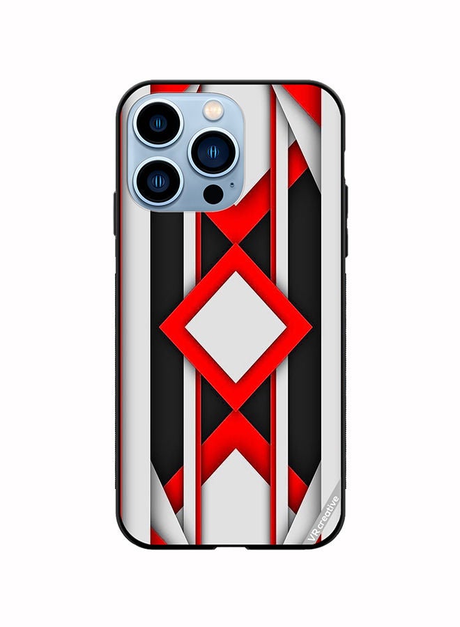 VR CREATIVE Protective Case Cover For Apple iPhone 14 Pro Abstract Design Multicolour - Image 1