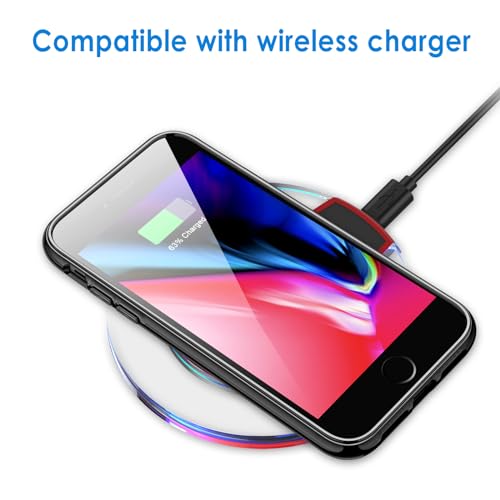 JETech Case for iPhone 8 Plus and iPhone 7 Plus 5.5-Inch, Non-Yellowing Shockproof Phone Bumper Cover, Anti-Scratch Clear Back (Black) - Image 4