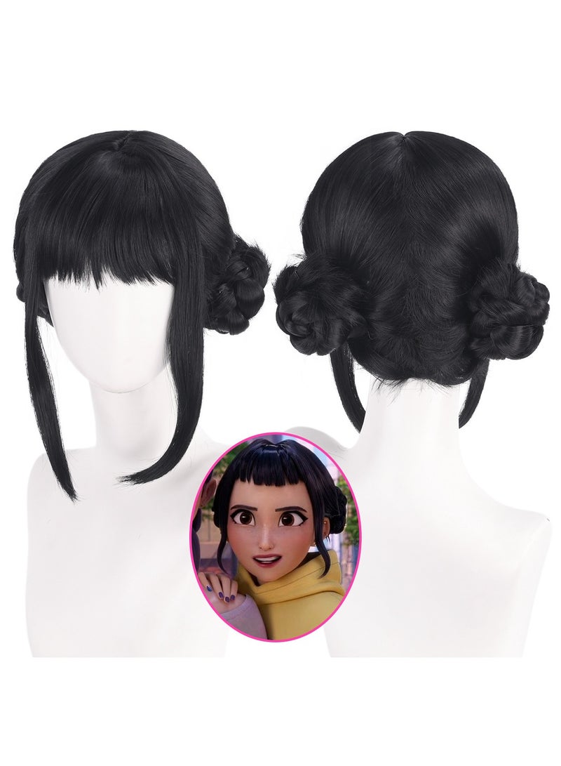 عام باروكة زوي من فرقة "K-POP: Demon Hunting Girl Group" للتنكر، ناعمة وسلسة، تعيد تصوير الشخصية بدقة لتلبية احتياجات الكوسبلاي. - Image 1