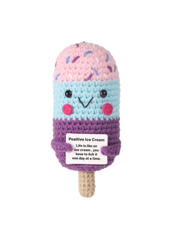Generic - Elk Wool Hand-crocheted Positive Energy Potato Penguin Doll Funny Cucumber Panda Tomato Pendulum-color:No Peeling Corn - Image 1