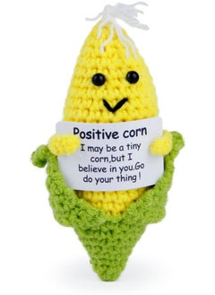 Elk Wool Hand-crocheted Positive Energy Potato Penguin Doll Funny Cucumber Panda Tomato Pendulum-color:No Peeling Corn