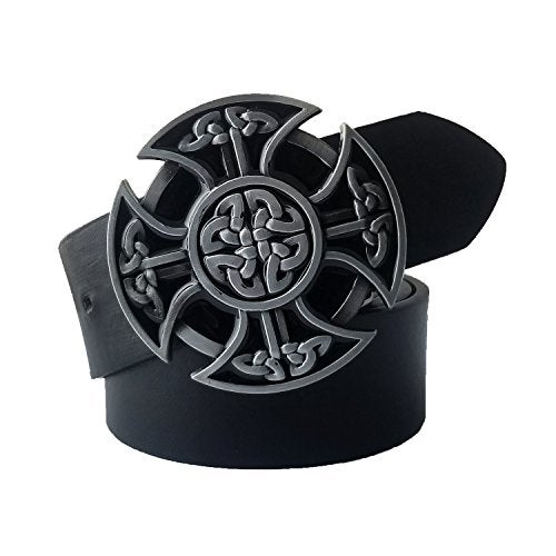YOQUCOL American Mens Keltic Irish Scottish Celtic Cross Celtic Knot Belt Buckle - Image 4