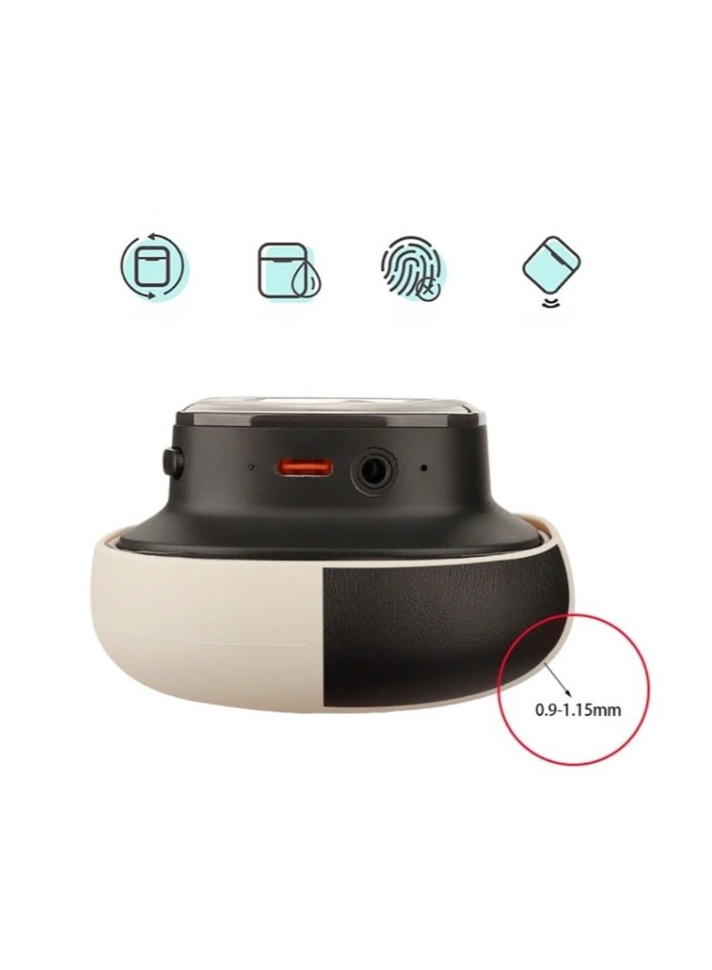 Replacement Headphone Headband Cushion Protective Cover Protector/Silicone Earphone Cushion Earpads for Baseus D05-off-white  - Image 3