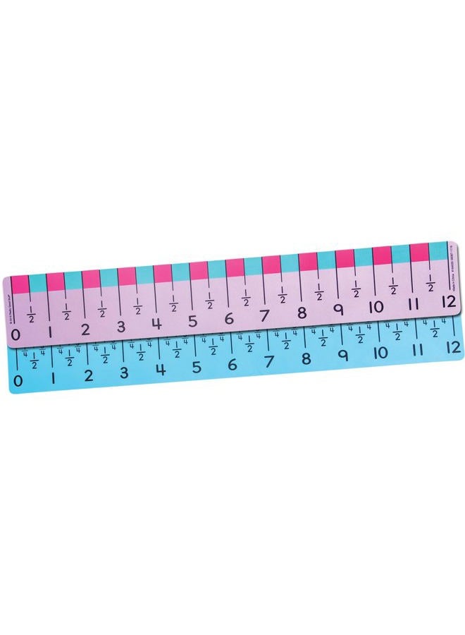 Really Good Stuff Marked Measurement Rulers - 6 rulers - Image 1