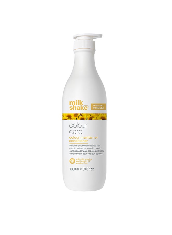 Milk Shake بلسم الحفاظ على اللون – بلسم مرطب وواقٍ للشعر المعالج بالألوان – مع بروتينات الحليب، بروتينات القمح المهدرجة وIntegrity 41 للحصول على لون ناعم، لامع وطويل الأمد، 1 لتر - Image 1