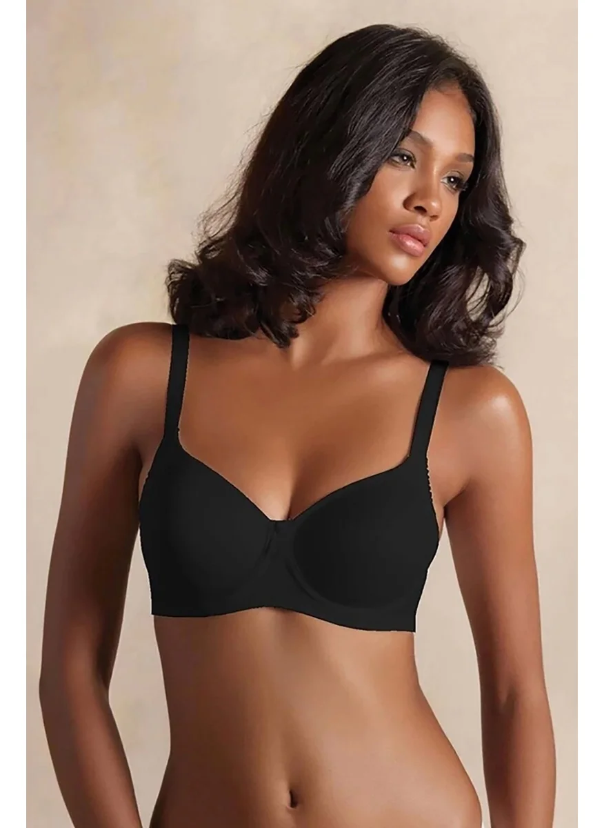Yeni İnci 1950 Underwire Basic Minimizer Bra - Black