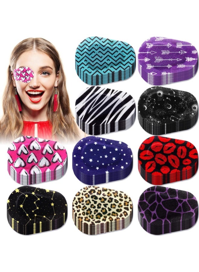 أصدقاء متألقة تصحيحات العين اللاصقة 50 جهاز كمبيوتر شخصي أطفال بنات تصحيحات الطفل الصغير بالجملة تصحيح نسيج متعة التنفس تصاميم لطيفة الضمادات القطنية لحجب الضوء 10 أساليب - Image 1