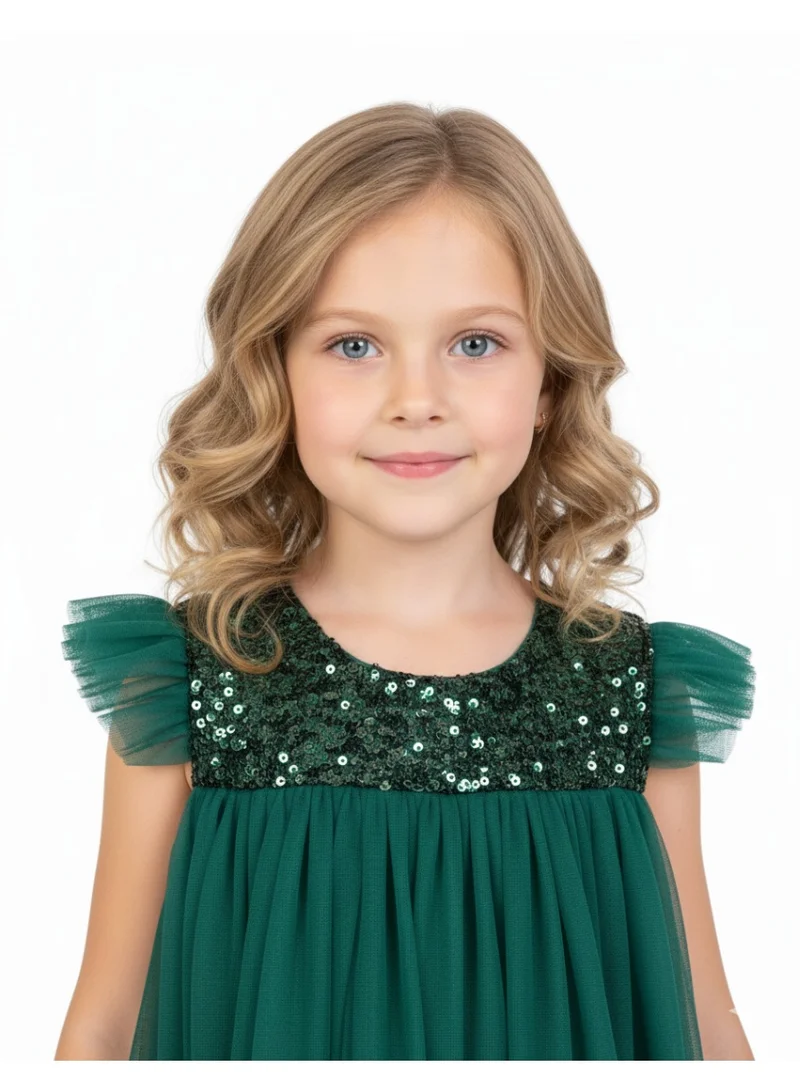 دىدانيالا فستان سهرة لامع بترتر دانييلا - أخضر داكن