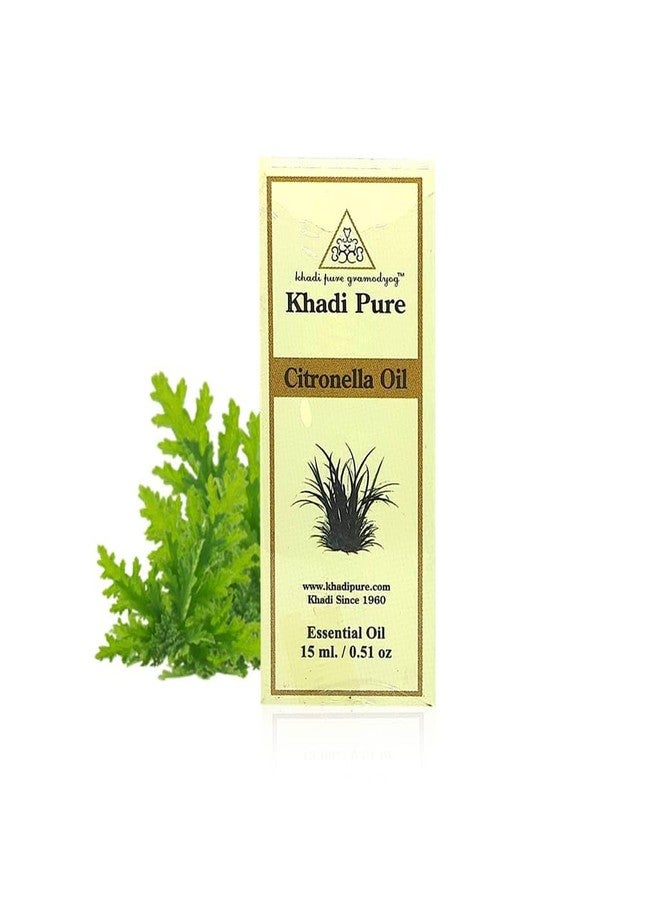 Khadi Pure Herbal Citronella Essential Oil, 15 ml (Pack of 2) - Image 3