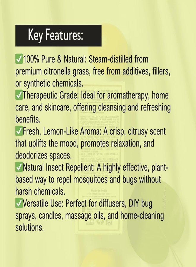 Khadi Pure Herbal Citronella Essential Oil, 15 ml (Pack of 2) - Image 5