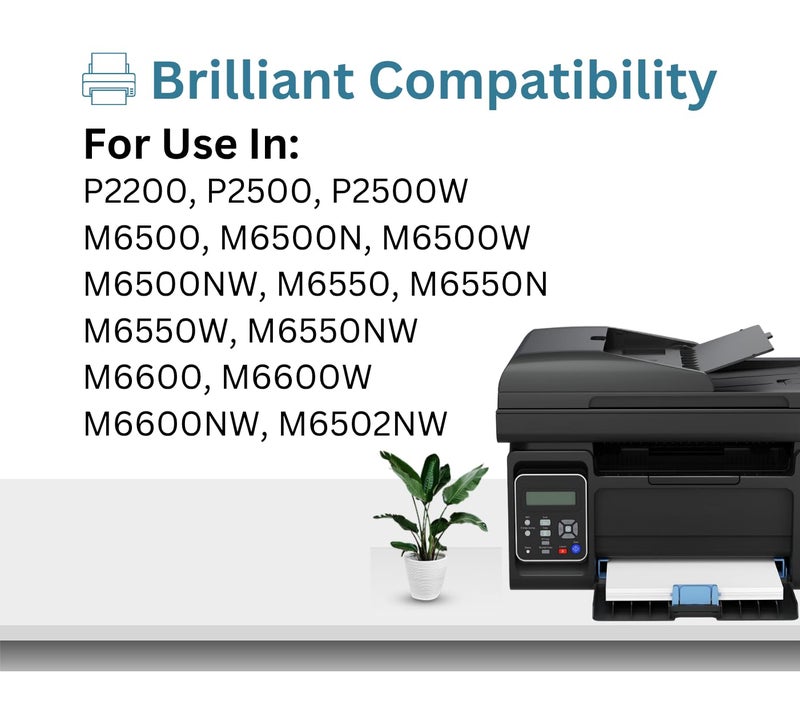 Print Page PC-210KEV Toner Cartridge Compatible for Printers P2200, P2500, P2500W, M6500, M6500N M6500W, M6500NW, M6550, M6550N, M6550W, M6550NW, M6600, M6600W, M6600NW, M6502NW (1 pcs) - Image 2