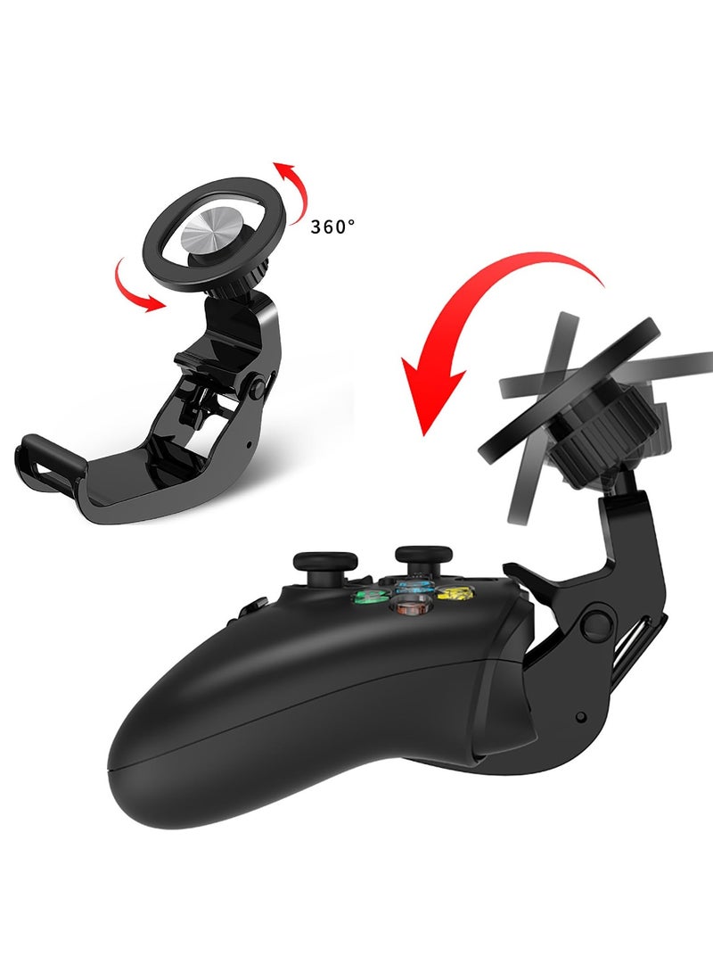 SYOSI Xbox Controller Phone Mount, Gaming Phone Holder, Xbox Controller Phone Mount Adjustable Magnetic Phone Holder Clamp Compatible with Xbox One & Xbox Series X|S Controllers  - Image 4