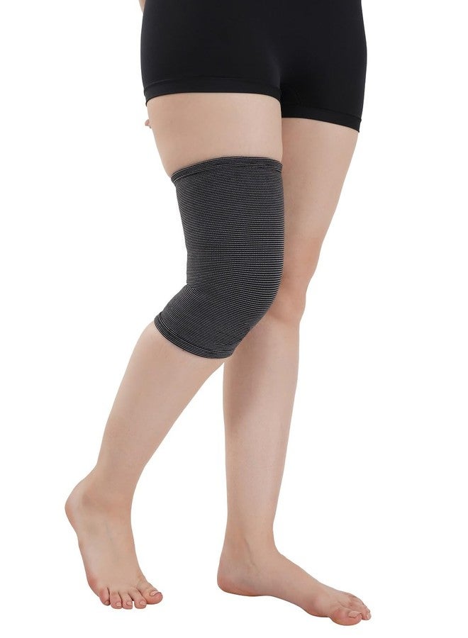 Ezyfit Knee Support, Knee Cap Compression Support Brace for Joint Pain Relief, Provides Perfect Knee Support for Gym, Cycling, Cricket, Running Sports Sleeves - Men and Women (Pack of 1 Pair, Small) - Image 3