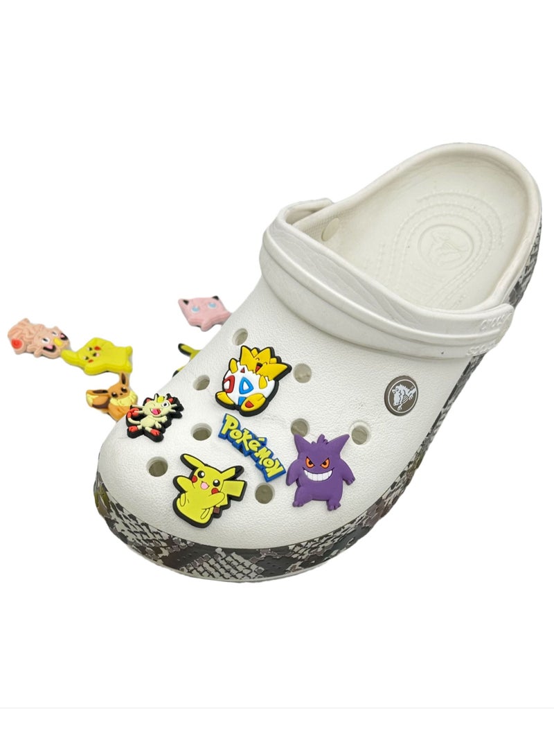 بوكيمون Jibbitz لتزيين الأحذية Charms Crocs شبشب وسوار معصم صغير بحلية صغيرة للرجال والنساء والأطفال 41 قطعة - Image 2