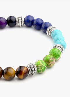 Generic Volcanic lava design beads bracelet agate bracelet bracelet  - Image 2
