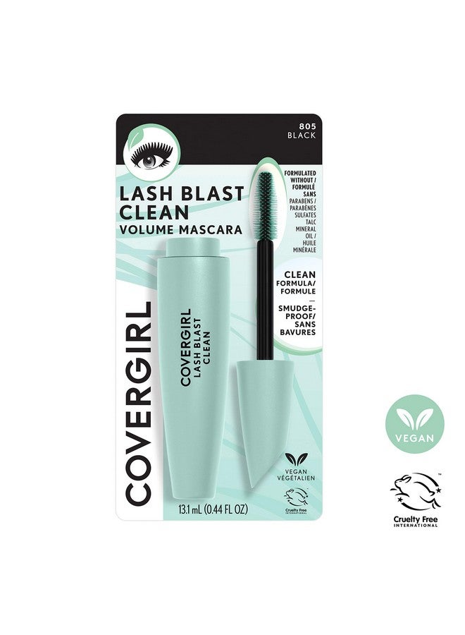 CoverGirl Lash Blast Clean Volume Mascara, Vegan Formula, Volumizing, Smudge-Proof, Cruelty Free, Black, 1 Count - Image 3