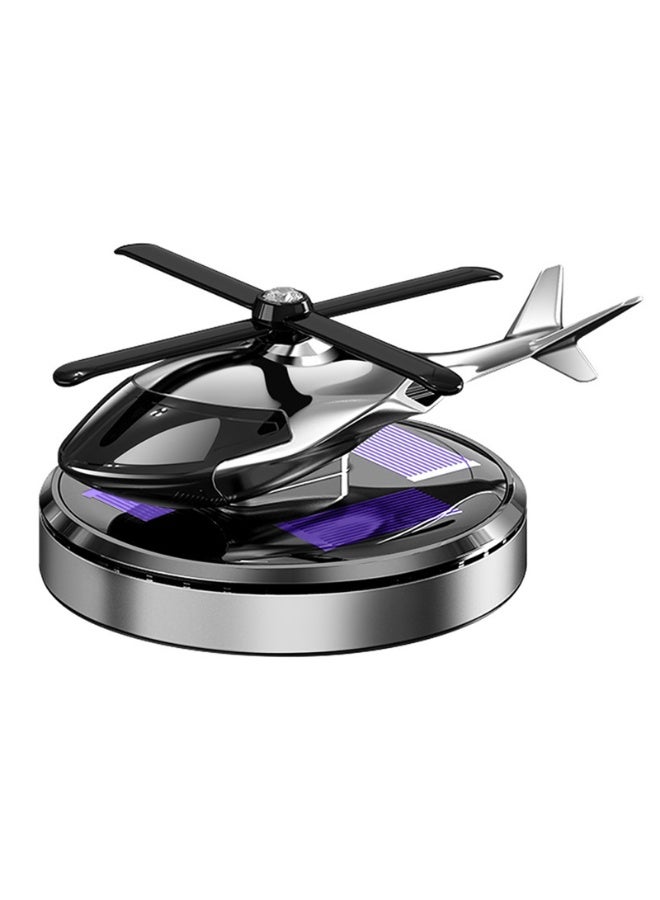 Toby's Toby’s Solar Car Aromatherapy Diffuser Air Freshener with Rotating Airplane Design, Fragrance Interior Ornament, Solar Powered Decorative Car Accessory - Image 1
