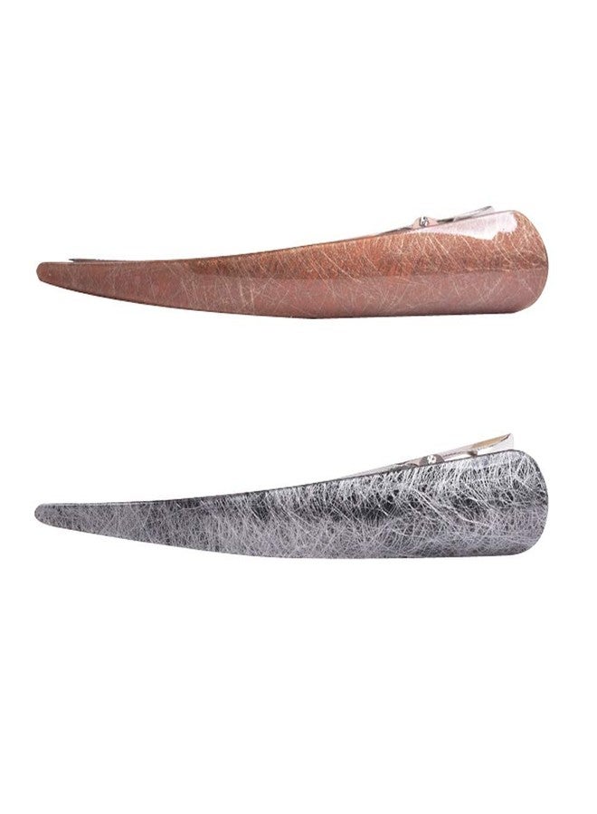 BIG BOX Large Duck Teeth Bows Hair Clips Hair Grip Hair Beak Barrettes for Thick, Fashion Hairpins Chic Styling Claw for Women and Girls (Pack of 3) - Image 4