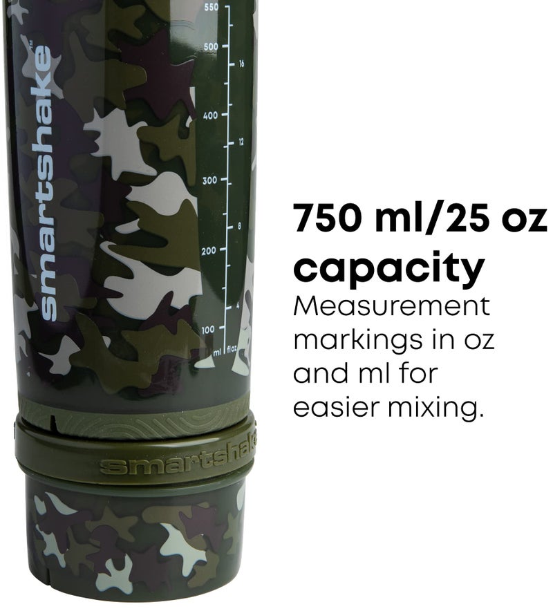 SmartShake Revive, 25 oz Shaker Cup, Camo Green - Image 2