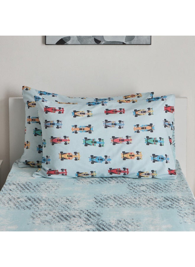 Home Box Tom Gearhead 2-Piece Road Runner Pillow Cover Set 75 x 50 cm - Image 2