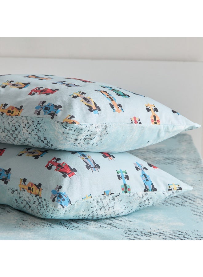 Home Box Tom Gearhead 2-Piece Road Runner Pillow Cover Set 75 x 50 cm - Image 5