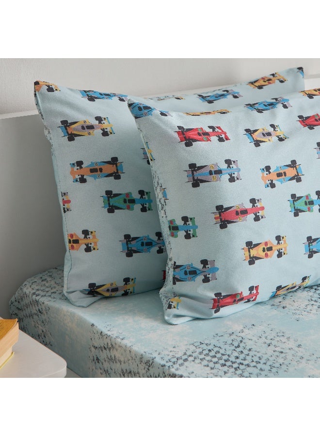 Home Box Tom Gearhead 2-Piece Road Runner Pillow Cover Set 75 x 50 cm - Image 3