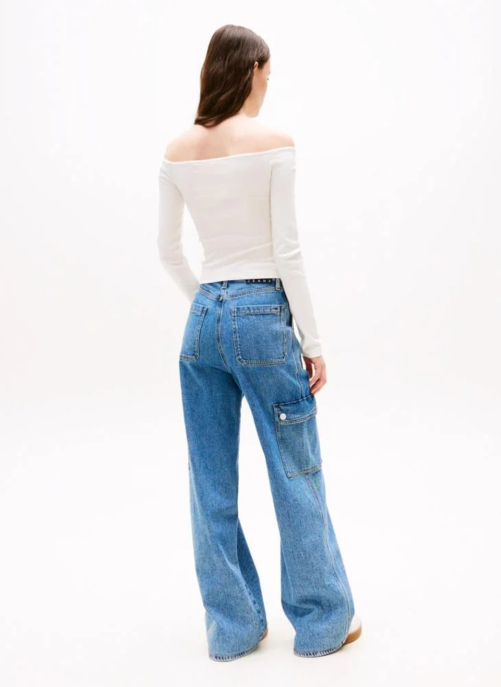 TOMMY JEANS Essential Off Shoulder Top