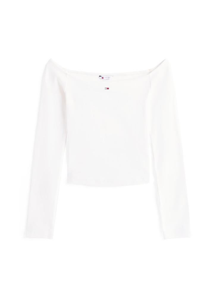 TOMMY JEANS Essential Off Shoulder Top - Image 4