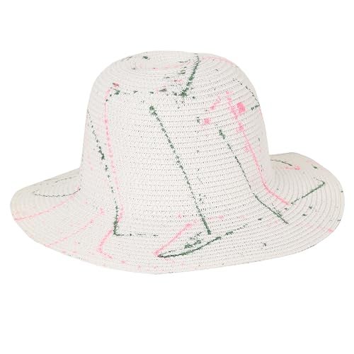 FabSeasons Chic Foldable Women's Sun Hat - Stylish Wide Brim Beach Cap for Summer Sun Protection - Packable and Versatile! for Poolside Lounging or Beach Escapes White - Image 2
