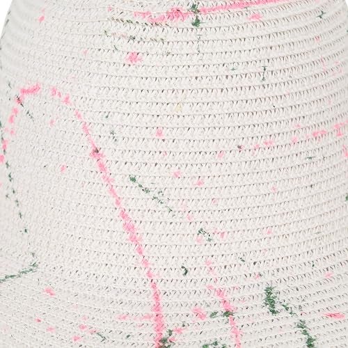 FabSeasons Chic Foldable Women's Sun Hat - Stylish Wide Brim Beach Cap for Summer Sun Protection - Packable and Versatile! for Poolside Lounging or Beach Escapes White - Image 4