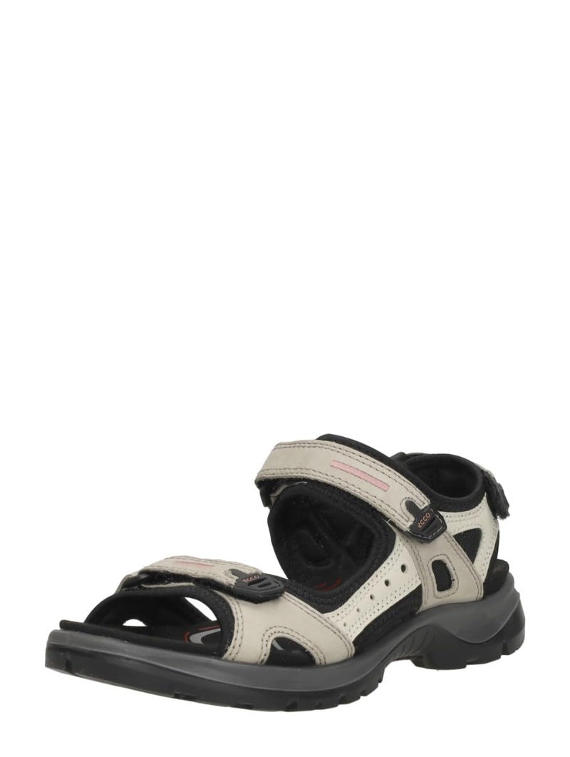ECCO Women's Yucatan Sport Sandal, Atmosphere/Ice White/Black Nubuck, 9-9.5 - Image 4