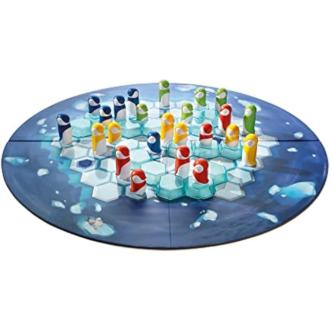 SmartGames - Penguins Huddle Up, Multiplayer Strategy Game, 2-4 Players, 6+ Years, Black - Image 3