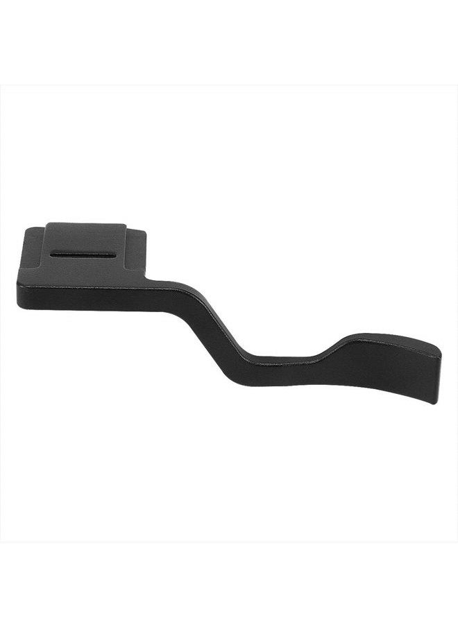 Haoge - THB-XT30B Metal Hot Shoe Thumb Up Rest Hand Grip for Fujifilm Fuji X-T10 X-T20 X-T30 XT10 XT20 XT30 II Camera Black - Image 1