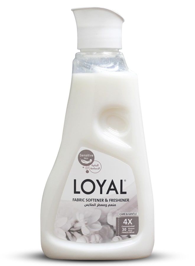 Loyal Fabric Softener And Freshner with Gentle and Care Fragrance Capsule 30+30 Washes 750 ML