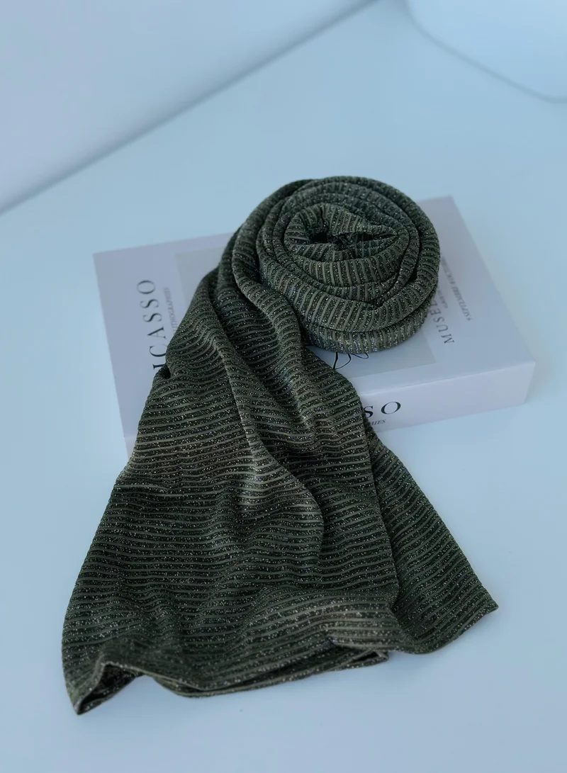 AL BENT AL SHARQIEH glittered cotton shawl hijab