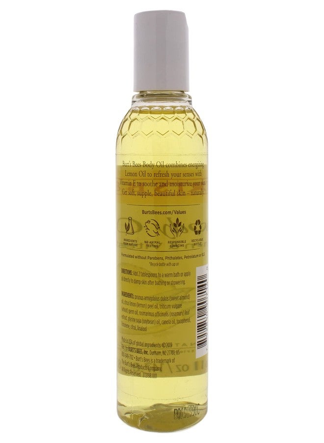 Burt's Bees Burts Bees Body Oil - Lemon and Vitamin E Unisex Oil 5 oz, White - Image 2