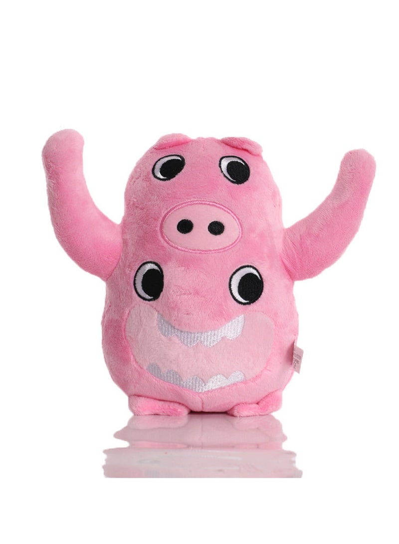 Banban Garden Doll Plush Toy Children's Doll Gift (Pink Four-eyed Monster) - Image 1