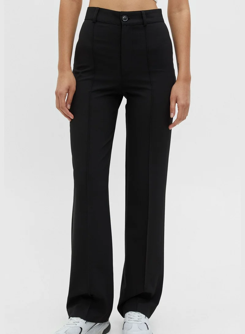 PULL&BEAR Regular fit trousers with darts