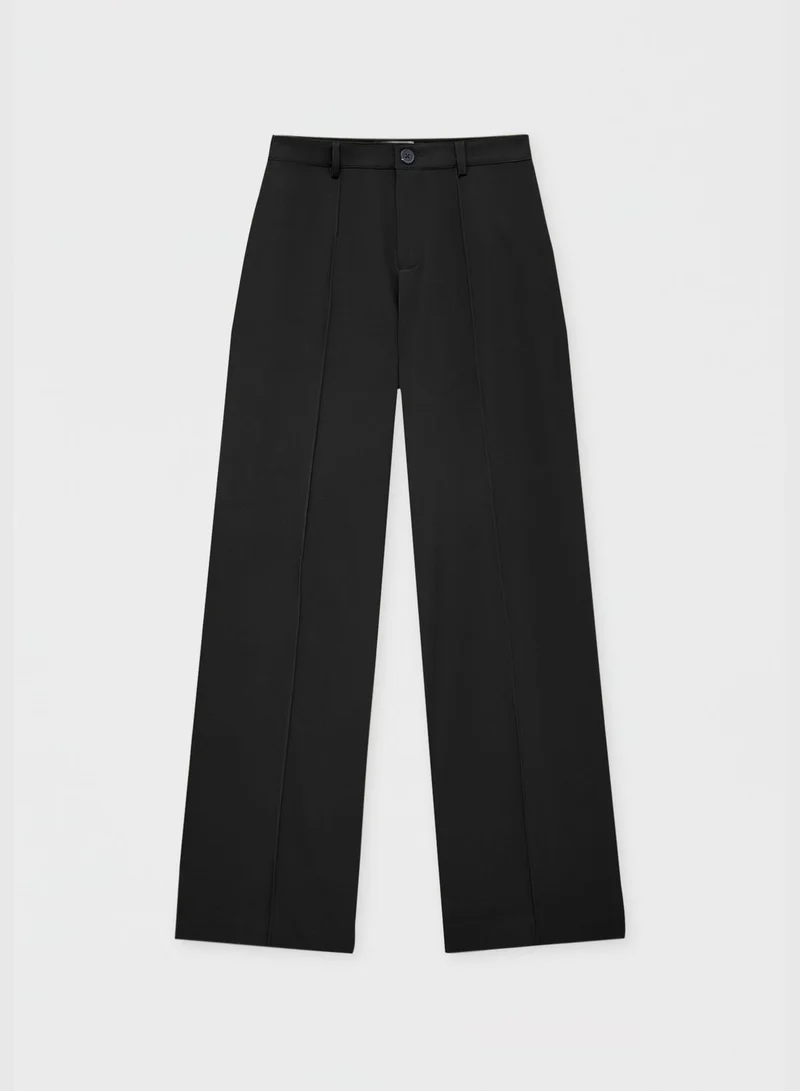 PULL&BEAR Regular fit trousers with darts